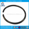 Em estoque China Supplier DIN 7993 aço inoxidável com zinco Roundwire snap anéis para eixo